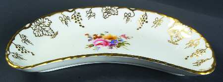 Vine (Posie Center) Crescent Salad Plate