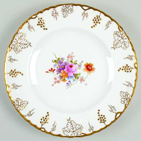Vine (Posie Center) 11" Chop Plate (Round Platter)