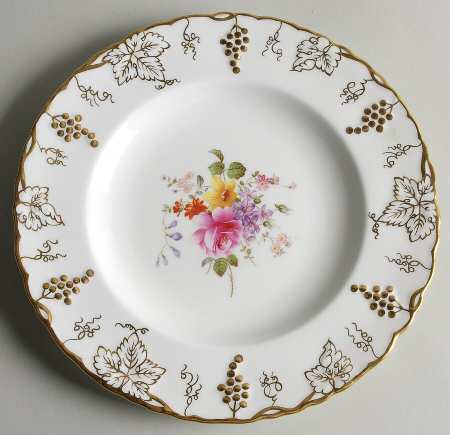 Vine (Posie Center) Luncheon Plate