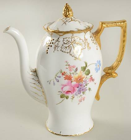 Vine (Posie Center) Coffee Pot & Lid