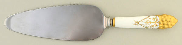 Vine Gold Pie Server with Stainless Blade