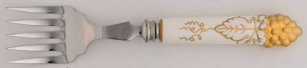 Vine Gold Cold Meat Fork
