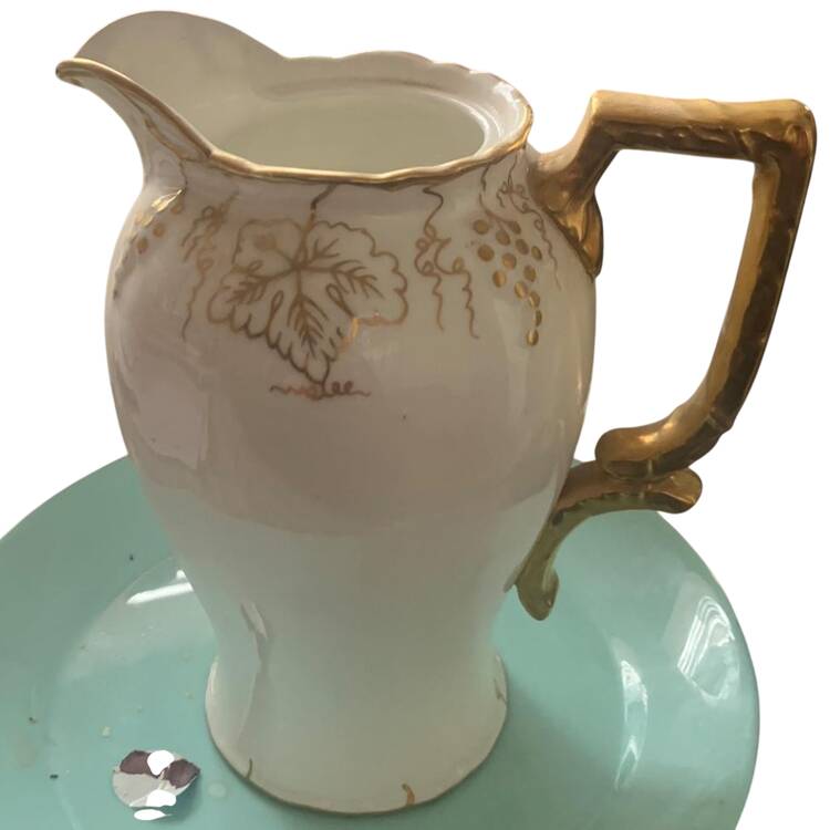 Vine Gold Hot Water Jug No Lid