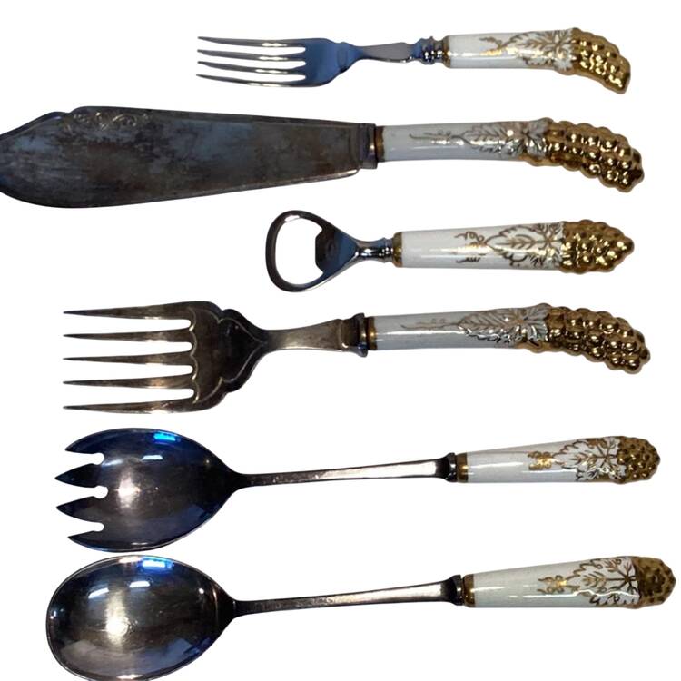 Vine Gold Individual Salad Fork