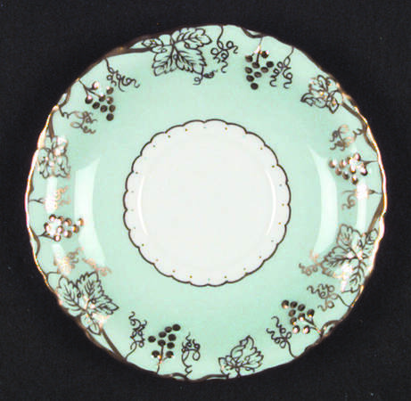 Vine Green (Duesbury) Saucer