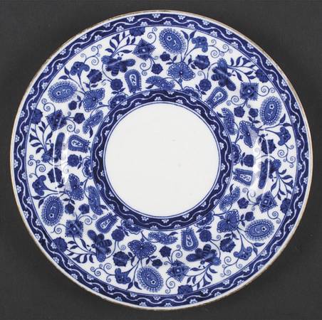 Wilmot Blue (Gold Trim) Salad Plate
