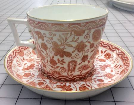 Wilmot Rust Flat Cup & Saucer Set