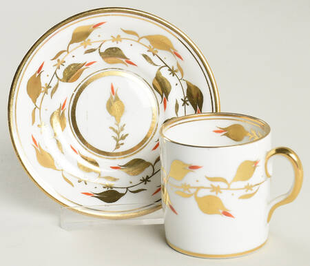 3483A-R Flat Demitasse Cup & Saucer Set