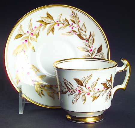 Almond Willow Footed Demitasse Cup & Saucer Set