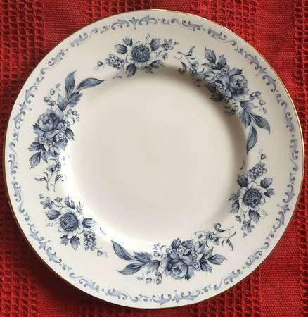 Blue Chelsea Salad Plate