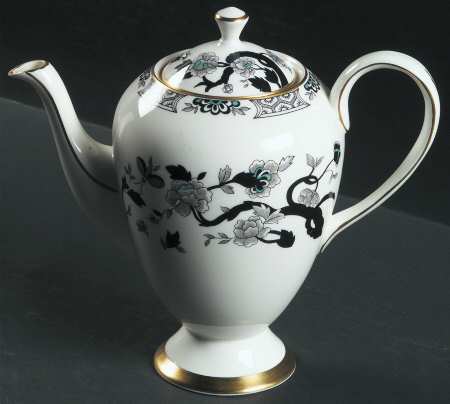 Black Mandarin Coffee Pot & Lid