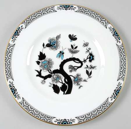 Black Mandarin Salad Plate