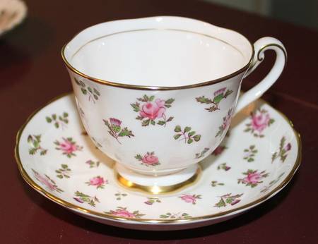 Britannia Footed Cup & Saucer Set
