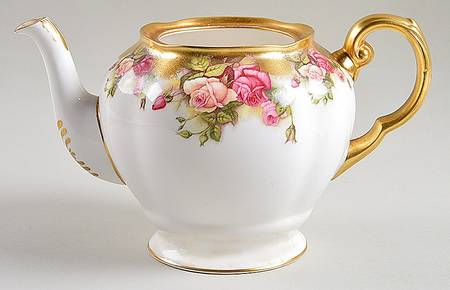 Golden Rose (Brushed Gold) Teapot No Lid