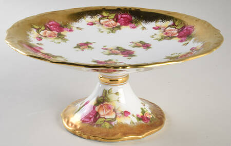 Golden Rose (Brushed Gold) Round Compote (Height X Width)