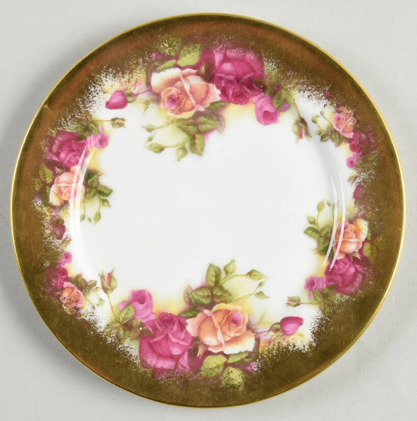 Golden Rose (Brushed Gold) Underplate for Butter/Cheese