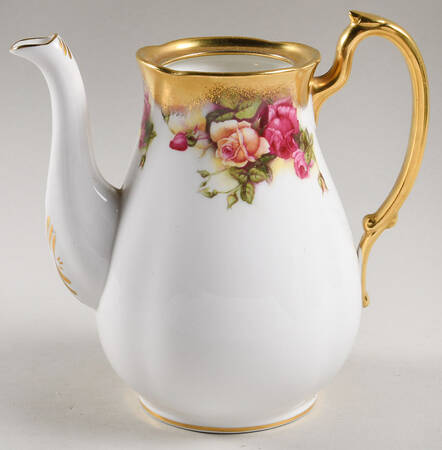 Golden Rose (Brushed Gold) Small Coffee Pot No Lid