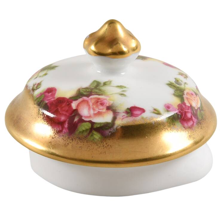 Golden Rose (Brushed Gold) Lid for Teapot