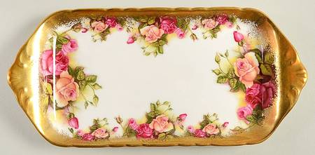 Golden Rose (Brushed Gold) Tray for Mini Creamer & Open Sugar