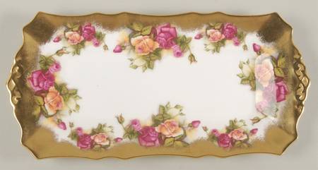 Golden Rose (Brushed Gold) Large Sandwich Tray