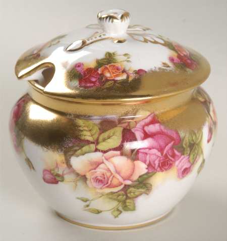 Golden Rose (Brushed Gold) Jam/Jelly & Lid