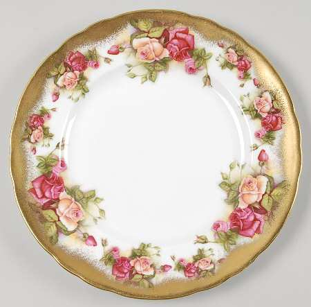 Golden Rose (Brushed Gold) Salad Plate