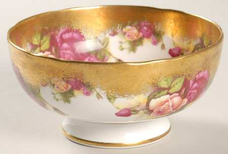 Golden Rose (Brushed Gold) Cranberry Bowl