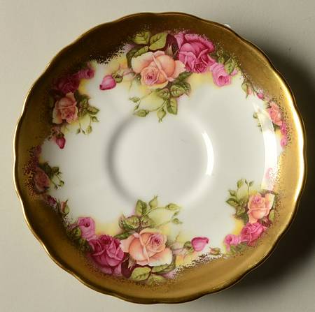 Golden Rose (Brushed Gold) Saucer for Footed Cup