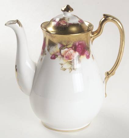 Golden Rose (Brushed Gold) Small Coffee Pot & Lid