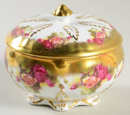Golden Rose (Brushed Gold) 4" Candy Box & Lid
