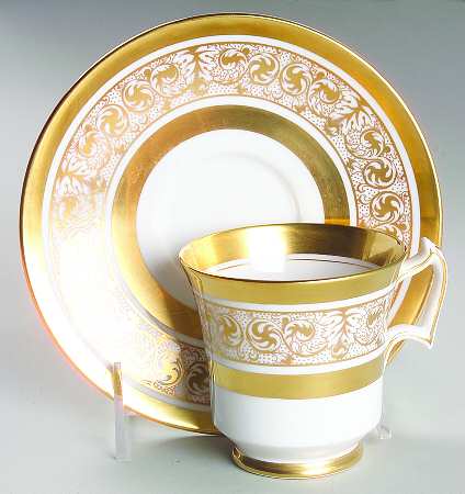 Midas Footed Cup & Saucer Set