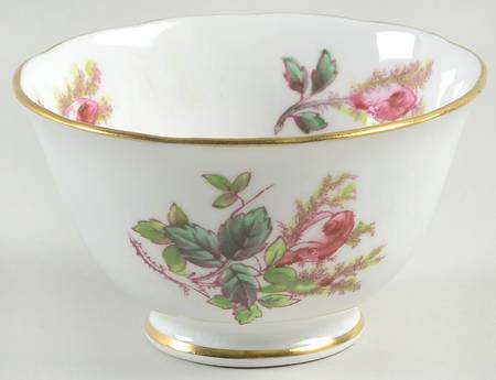 Moss Rose Open Sugar Bowl