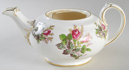 Moss Rose Teapot No Lid