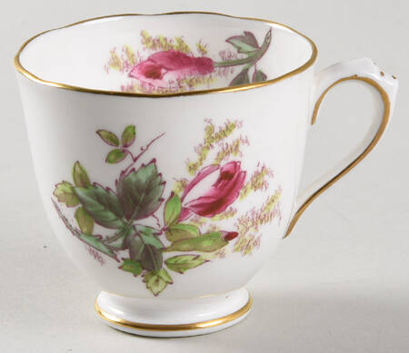 Moss Rose Footed Demitasse Cup