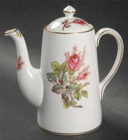 Moss Rose Mini Coffee Pot & Lid