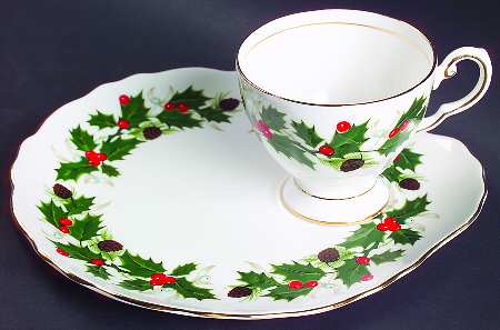 Noel Snack Plate & Cup Set