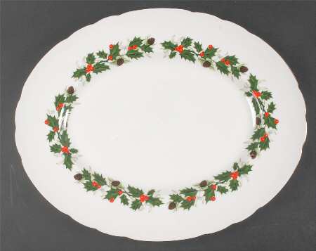 Noel 15" Oval Serving Platter