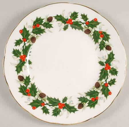 Noel Salad Plate