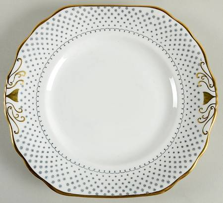 Snowflake Handled Cake Plate