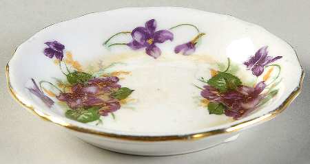 Spring Violets Butter Pat
