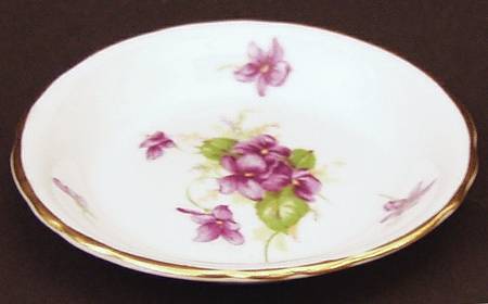 Spring Violets Butter Pat