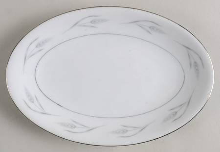 Silver Wheat Relish/Gravy Underplate
