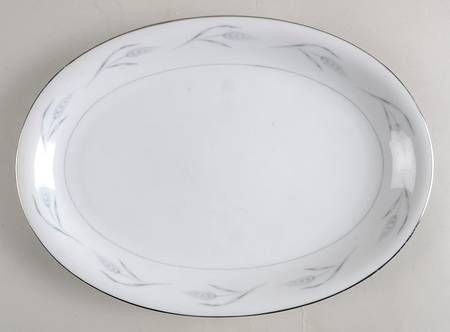 Silver Wheat 14" Oval Serving Platter