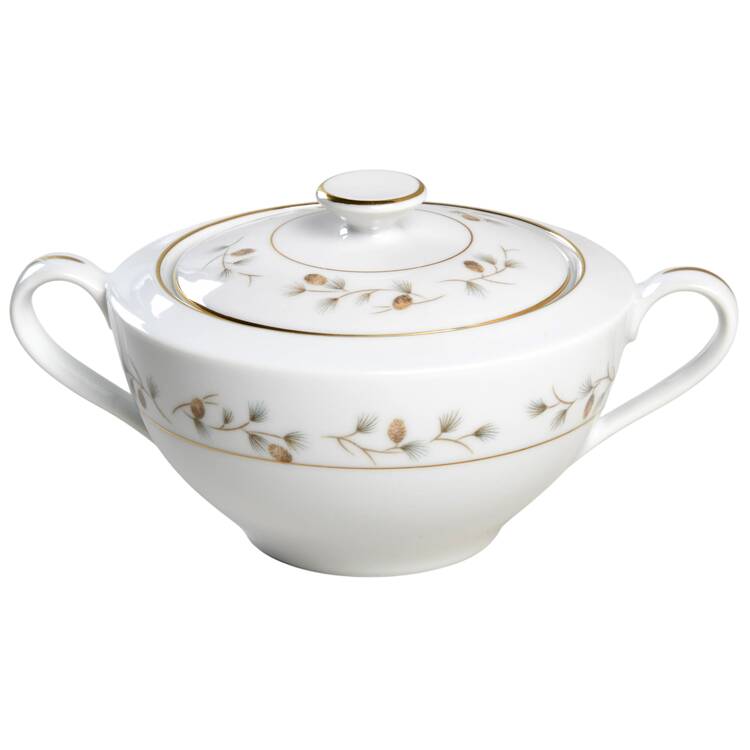 Whispering Pine Sugar Bowl & Lid