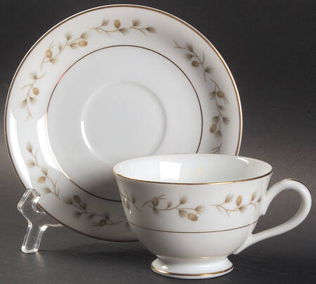 Whispering Pine Footed Cup & Saucer Set