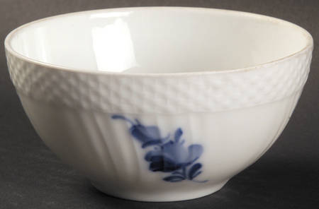 Blue Flowers Curved) Open Sugar Bowl