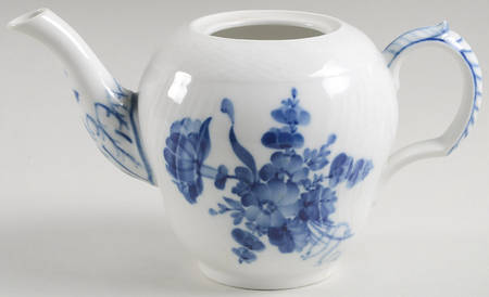 Blue Flowers Curved) Mini Teapot No Lid