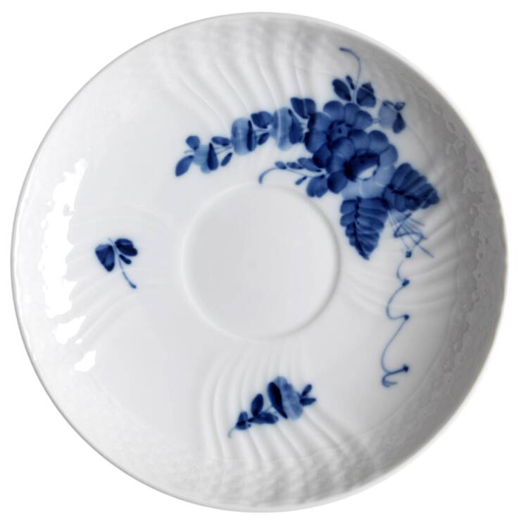 Blue Flowers Curved) Saucer for Breakfast Cup