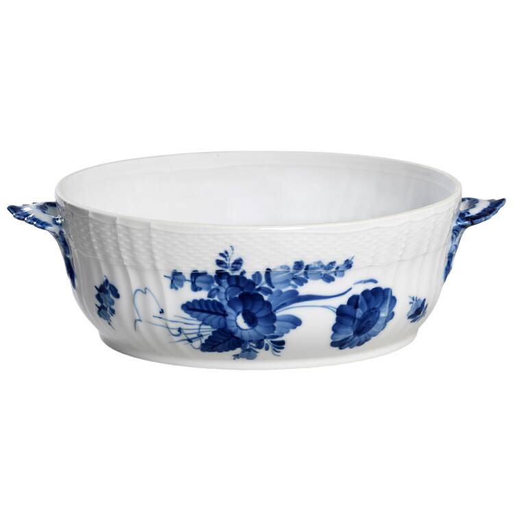 Blue Flowers Curved) Tureen No Lid
