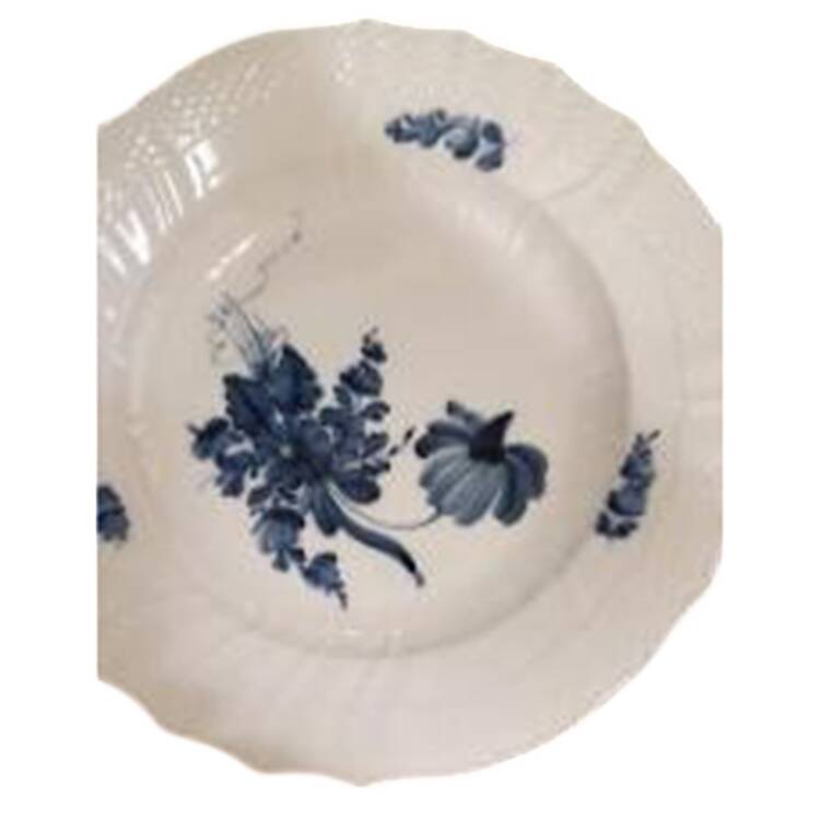 Blue Flowers Curved) Salad Plate